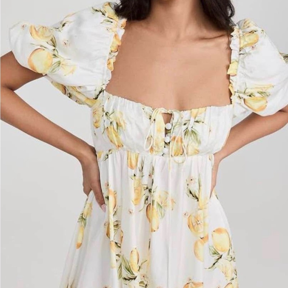 For Love and Lemons Lemon dress